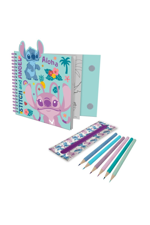Cuaderno actividades estuche STITCH
