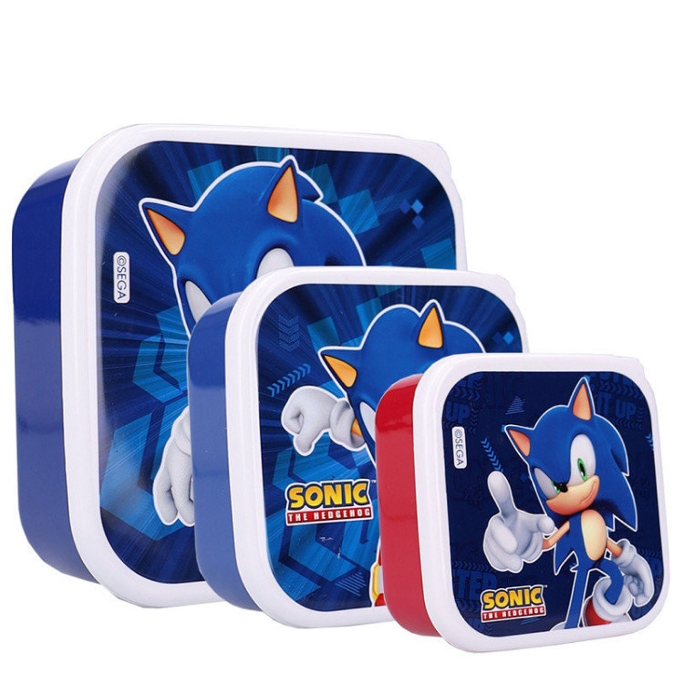 Set 3 tuppers SONIC