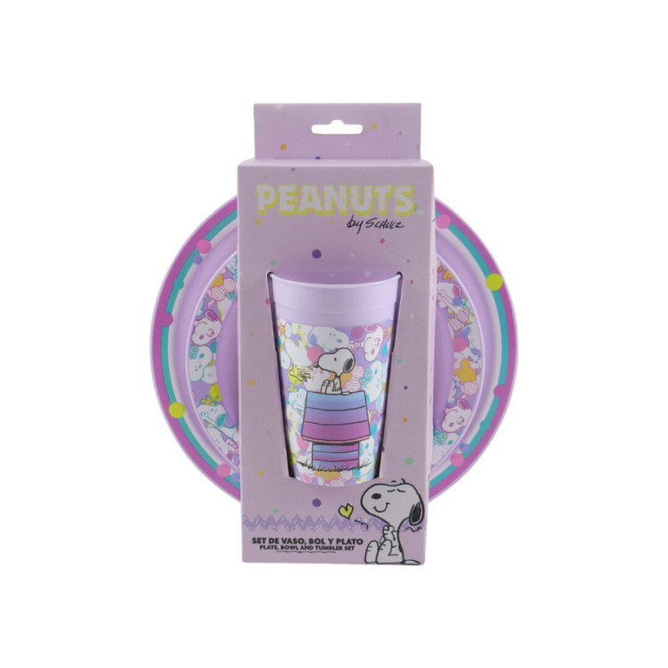 Set vajilla 3pc SNOOPY