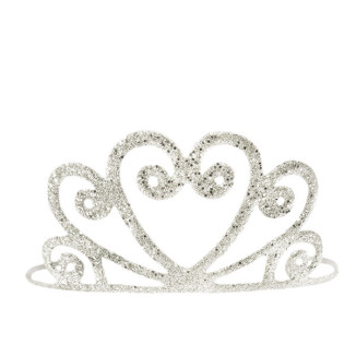Tiara silver glitter