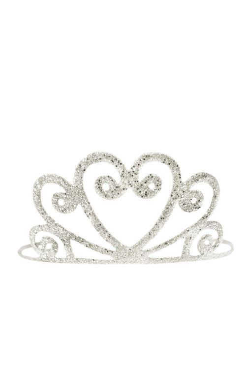 Tiara silver glitter