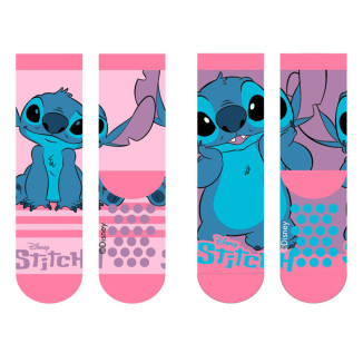 Calcetin antidesliz STITCH rosa