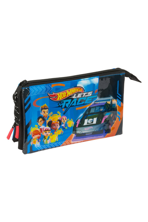 Portatodo triple HOT WHEELS lets race