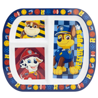 Plato dividido PAW PATROL