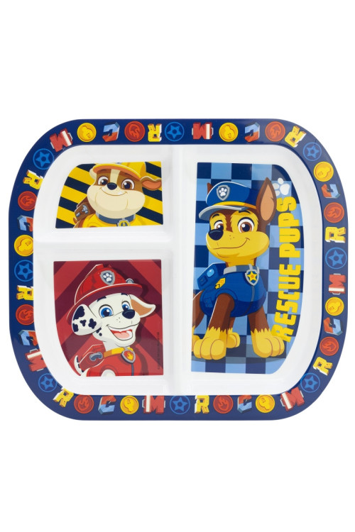 Plato dividido PAW PATROL