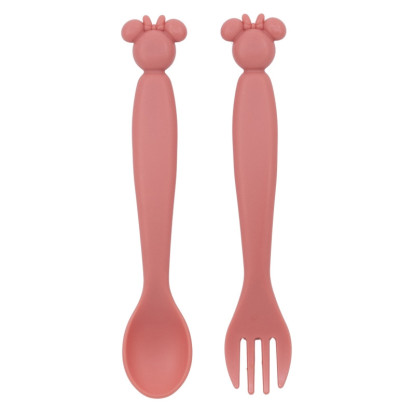 Set 2 cubiertos bebe MINNIE