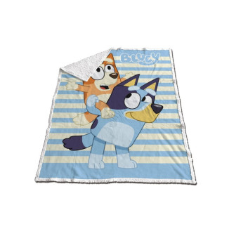 Manta sherpa 120x150 BLUEY