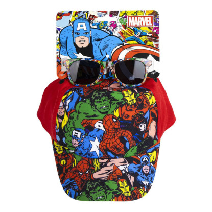 Set gorra + gafas AVENGERS