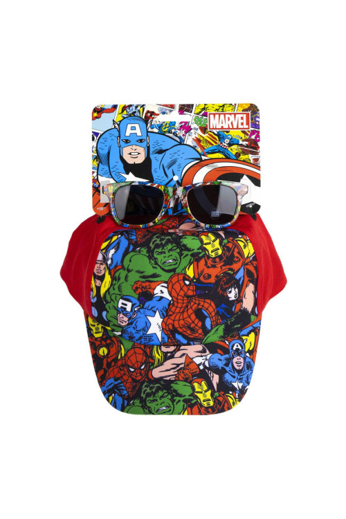 Set gorra + gafas AVENGERS