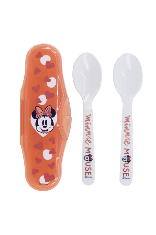 Estuche 2 cubiertos bebe MINNIE