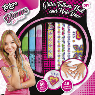 Set tattoos, pelo y uñas GLAMZ