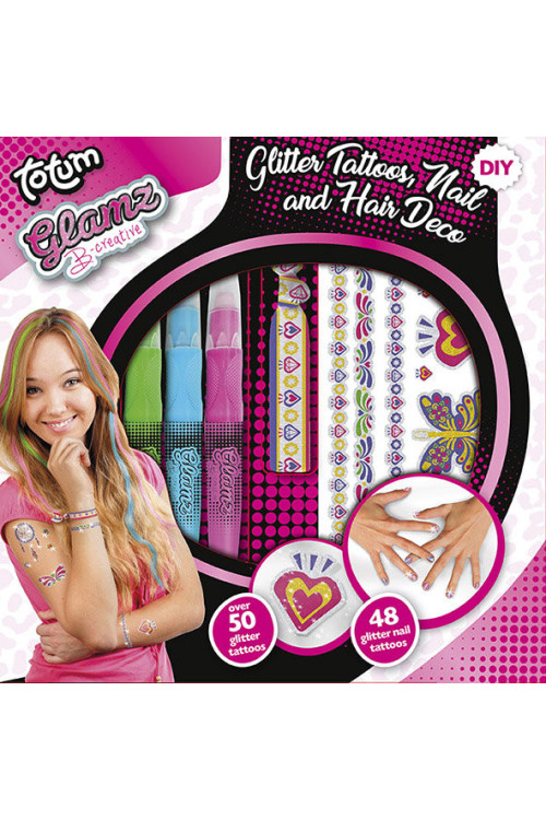 Set tattoos, pelo y uñas GLAMZ