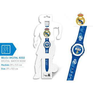 Reloj digital MADRID azul
