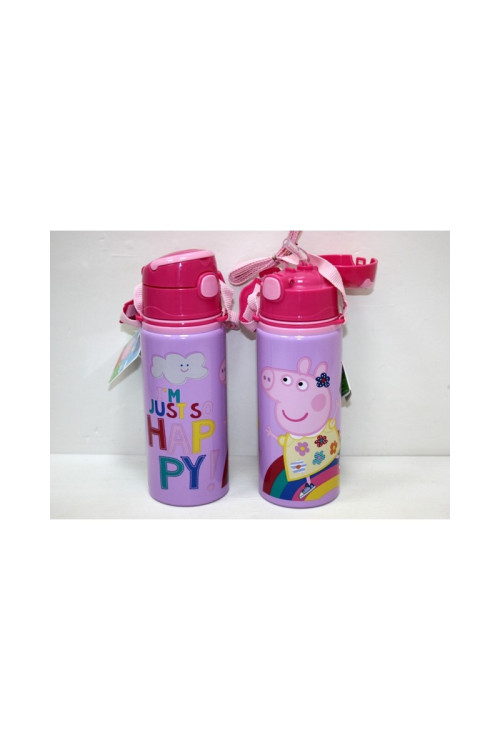 Botella 600ml correa PEPPA PIG
