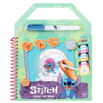 Libro magico pinta con agua STITCH