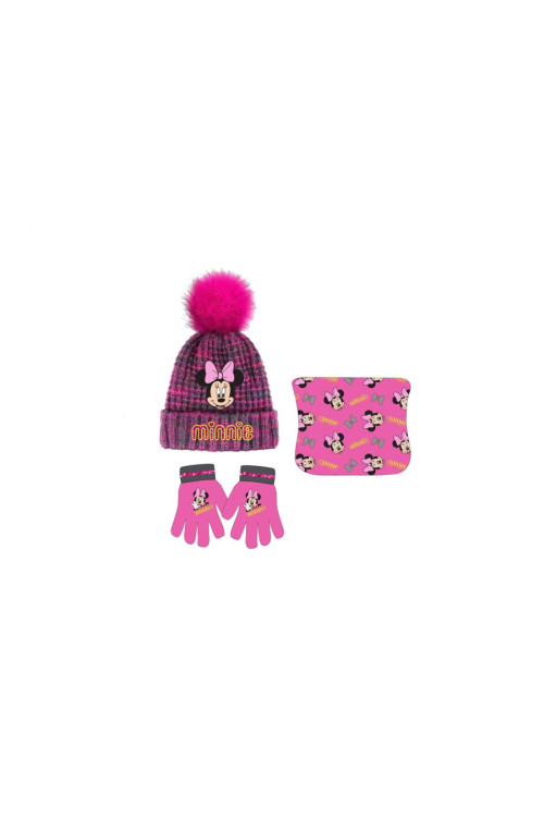 Set gorro guante braga MINNIE f