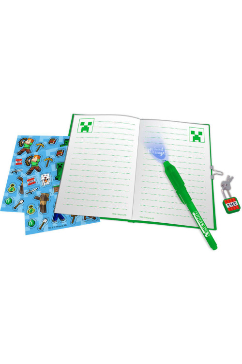 Diario secreto + boli magico MINECRAFT