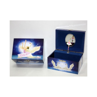 Joyero musical bailarina blue
