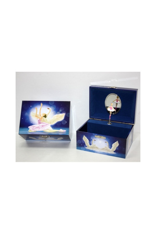 Joyero musical bailarina blue