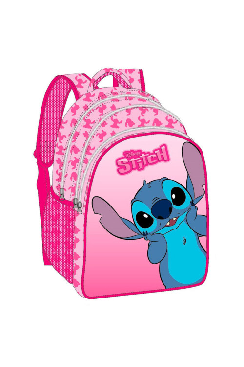 Mochila 42cm STITCH rosa