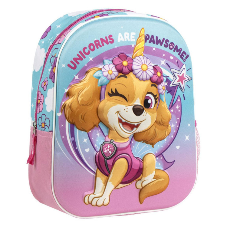 Mochila 31cm 3D PAW PATROL