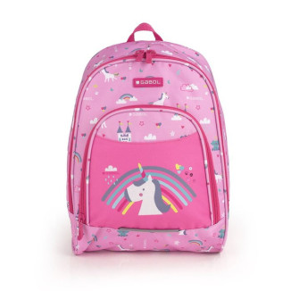 Mochila 34cm RAINBOW UNICORNIO