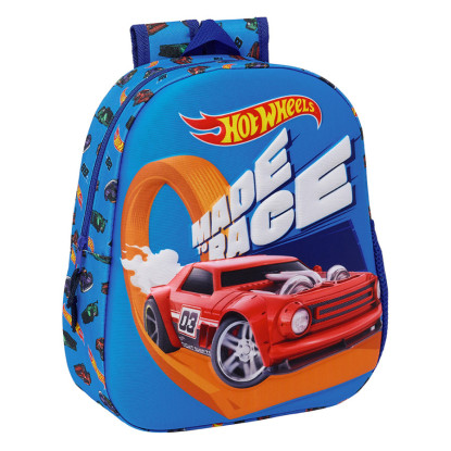 Mochila 33cm 3D HOT WHEELS