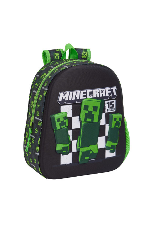 Mochila 3D 33cm MINECRAFT