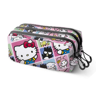 Portatodo triple HELLO KITTY