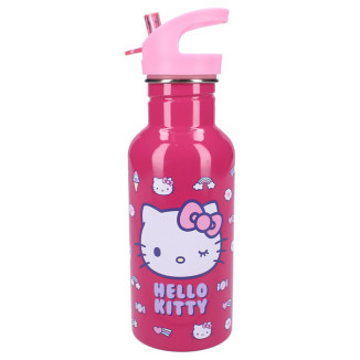 Botella 500ml aluminio HELLO KITTY