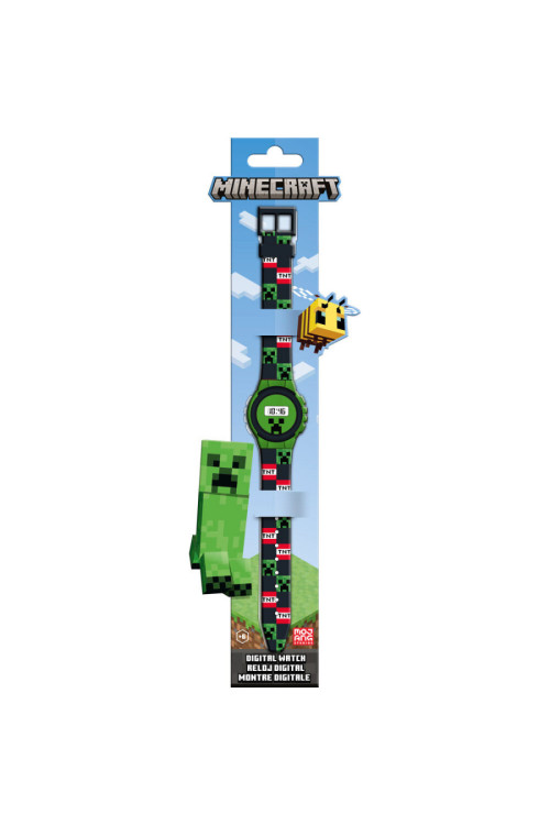 Reloj digital MINECRAFT