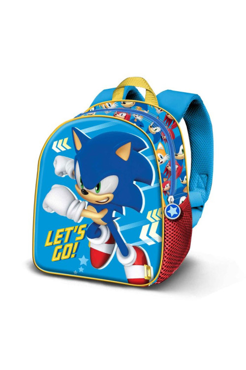 Mochila 31cm 3D SONIC