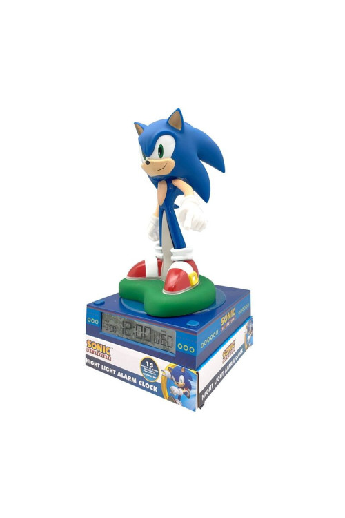 Lampara 3D + despertador SONIC