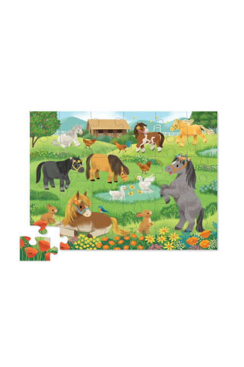 Puzzle 36pc PRETTY PONIES