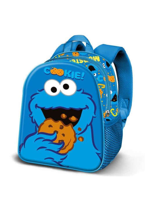 Mochila 31cm 3D COOKIE MONSTER