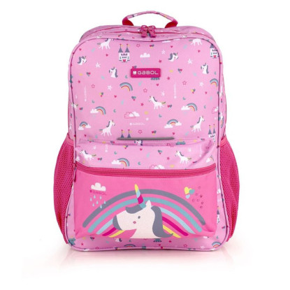 Mochila adapt 44cm RAINBOW UNICORNIO