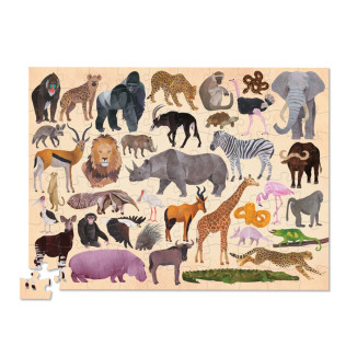 Puzzle 100pc WILD ANIMALS