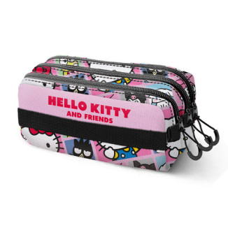 Portatodo triple HELLO KITTY