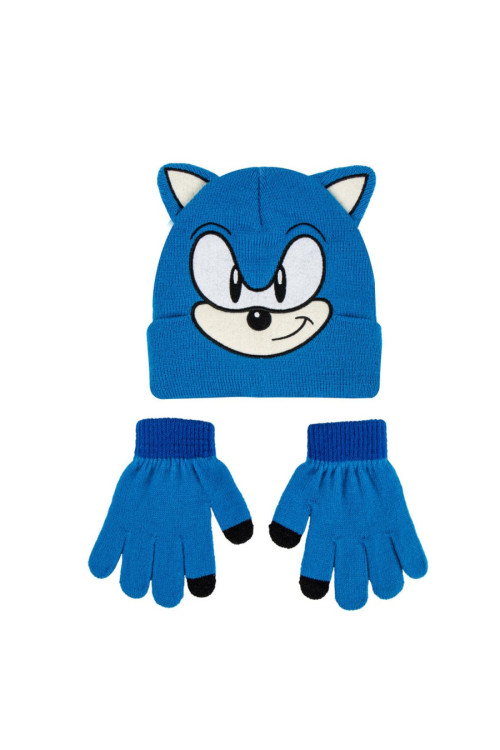 Set gorro guante SONIC