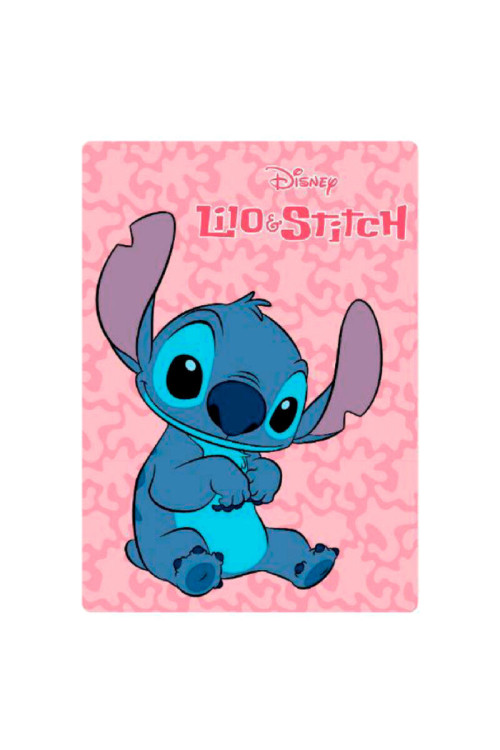 Manta polar STITCH rosa*