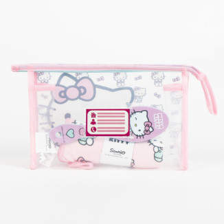 Neceser aseo transp. HELLO KITTY