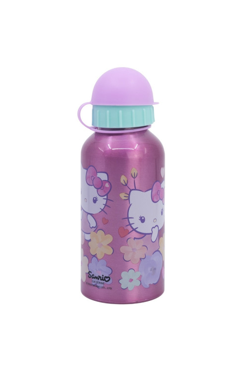 Botella aluminio 400ml HELLO KITTY