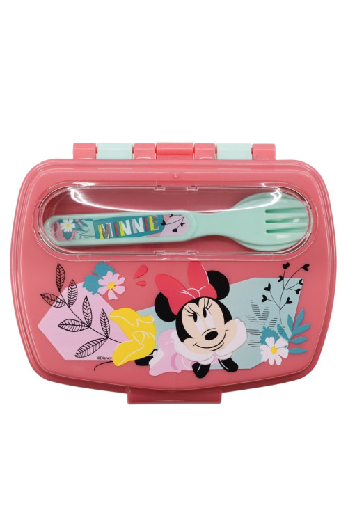 Tupper rect. cubiertos MINNIE flowers