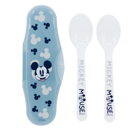 Estuche 2 cubiertos bebe MICKEY
