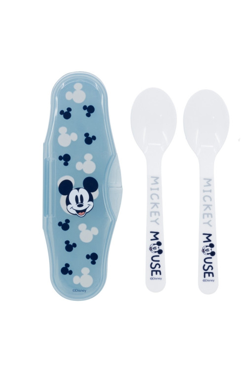 Estuche 2 cubiertos bebe MICKEY