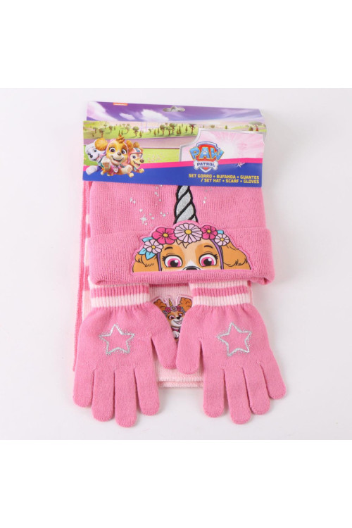 Set gorro guante bufanda PAW PATROL