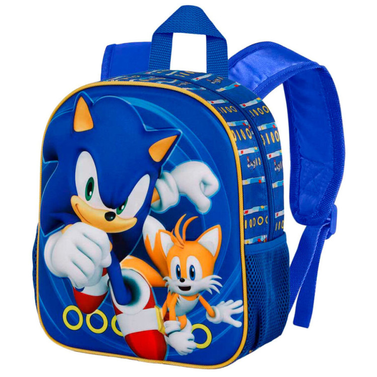 Mochila 31cm 3D SONIC