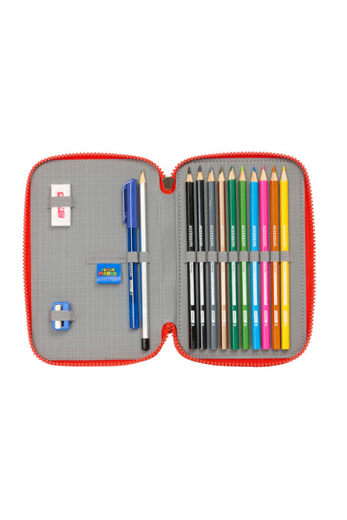 Plumier doble MARIO world