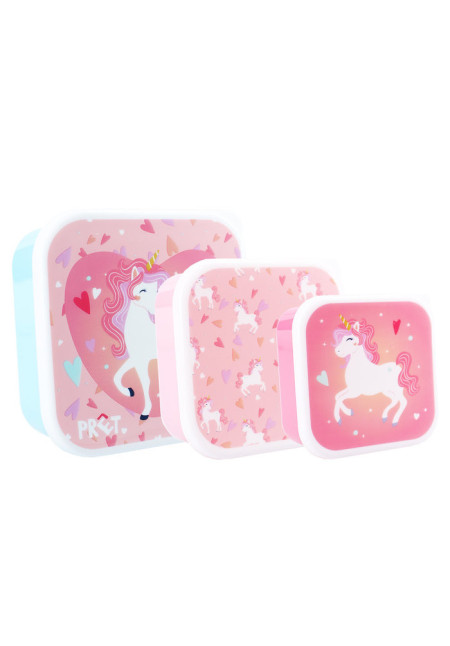 Set 3 tupper UNICORN