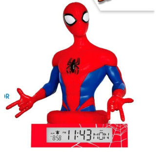 Lampara 3D + despertador SPIDER